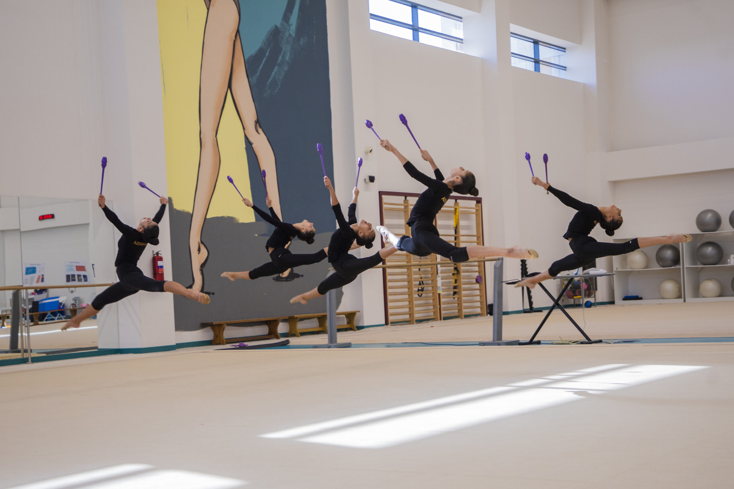 Grace and Strength: Azerbaijan’s Rhythmic Gymnasts Ready for the 3rd CIS Games