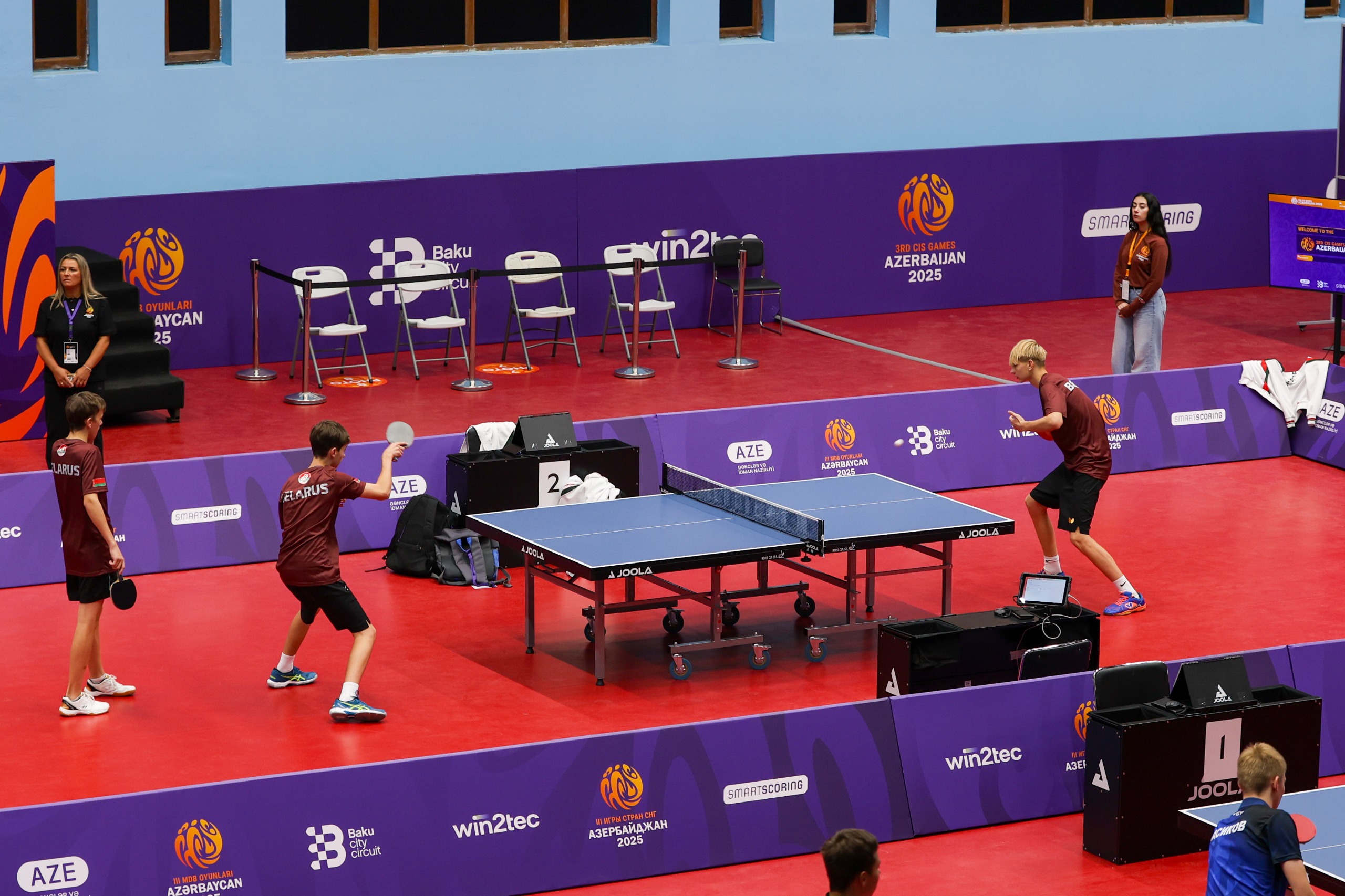 III MDB Oyunlarında ikinci gün: stolüstü tennisdə finallar, futbol üzrə Azərbaycan millisinin ilk oyunu