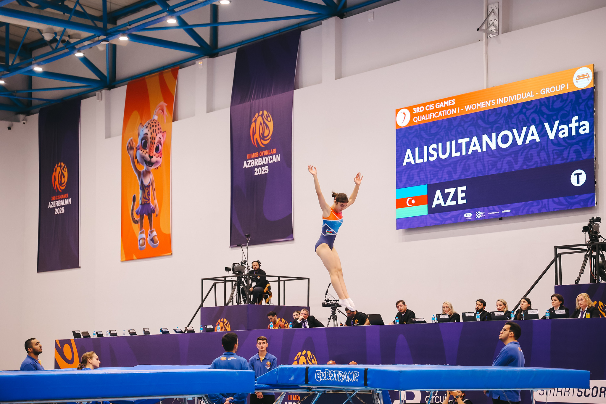 III MDB Oyunları: Azərbaycan batut gimnastları finalda