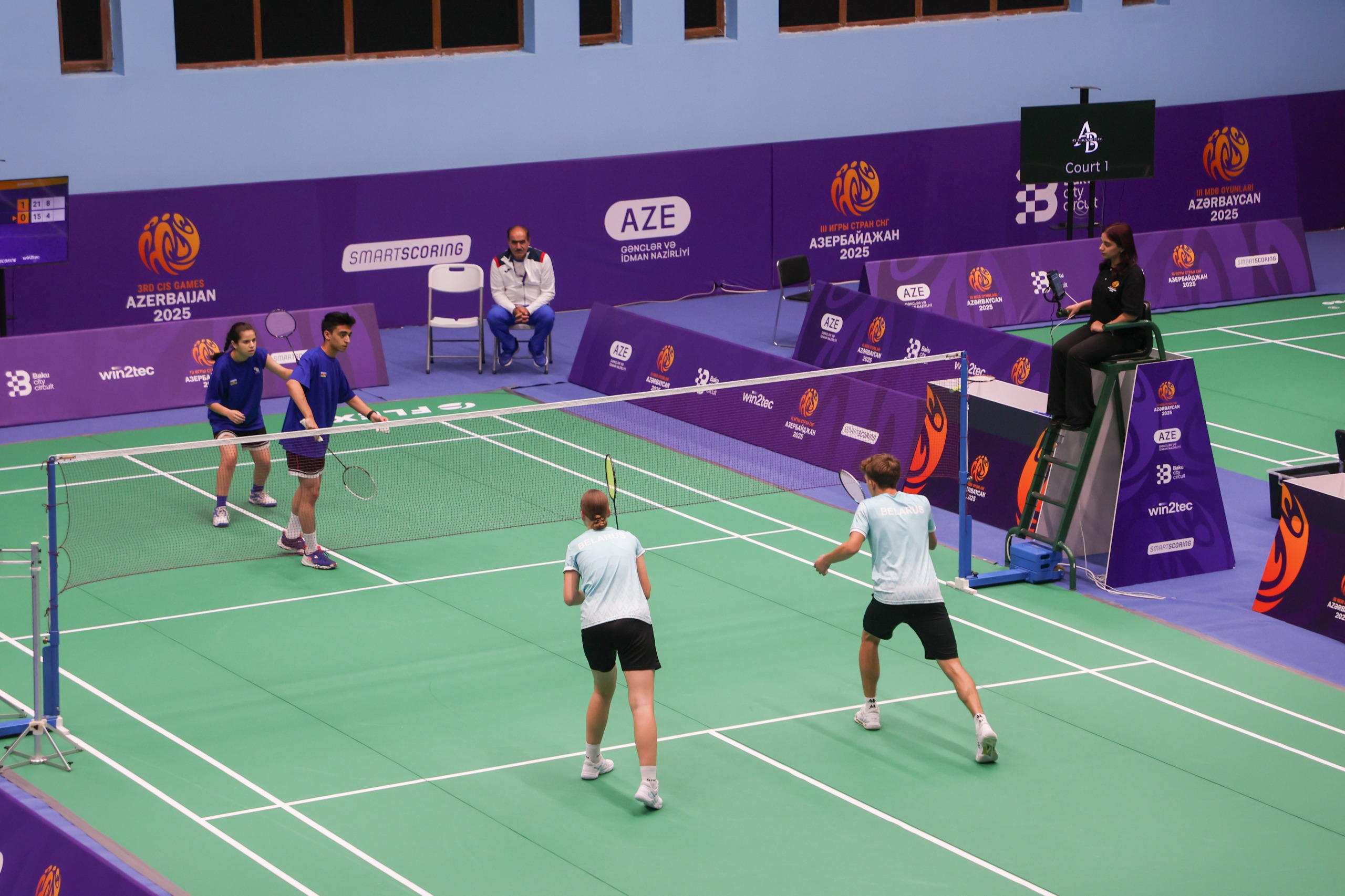 III MDB Oyunları: Azərbaycanın badminton komandası bürünc medal qazanıb