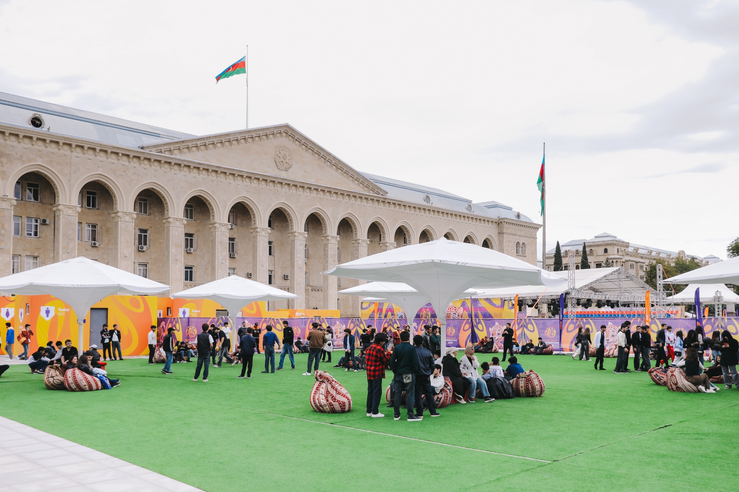 Gəncə III MDB Oyunlarının ritmində: fan zona idman və əyləncəni bir araya gətirir